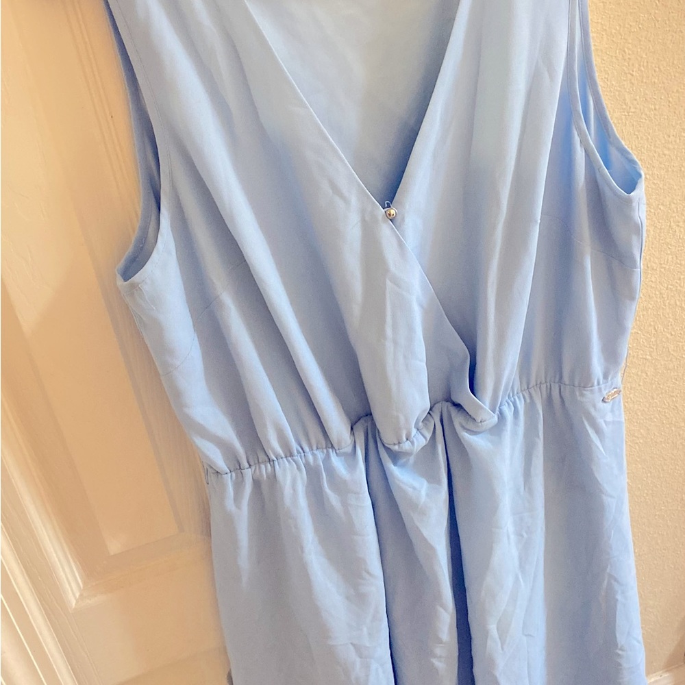 GUESS  Womens  Light Blue  Sleeveless Cocktail Dress!